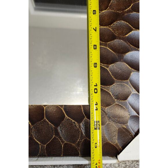 Tribal Mirrors Home or Office Rustic Décor in the Box 13 in x 13 in - Set of 2 - Picture 4 of 7